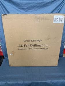 lot 47244 image: Ceiling Fan Light Remote Control LED Lamp