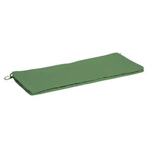 lot 47247 image: Arden Selections ProFoam 18 x 46 in Outdoor Bench Cushion Cover Moss Green Leala Set Of Two With ProFoam Inserts