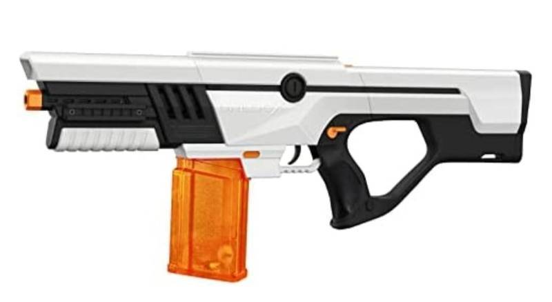 lot 58075 image: UnlocX Gel Ball Blaster Kit - Electric Detachable Fully Automatic Long Range Water Bead Blaster with Eco-Friendly Biodegradable Gel Bullets, able to Shoot 11 Rounds per Second