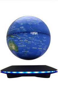 lot 16084 image: Magnetic Levitating And Rotation Globe Dark Blue