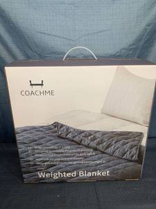 lot 16096 image: CoachMe Weighted Blanket B6016