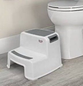 lot 16105 image: iLove 2 Step Stool for Kids and Toddlers, Bathroom and Toilet Stool for Potty Training, Slip-Resistant Soft Grips, Kitchen Helper