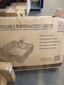 lot 16121 image: FOLDABLE PLAYPEN ACTIVITY CENTER