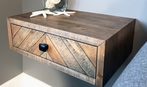lot 16098 image: Drift Bliss Heavy Duty Wall Mount Brown Drawer