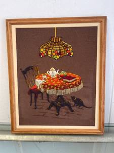 lot 5638 image: hand sewn picture