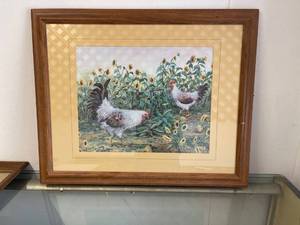 lot 5641 image: rooster print