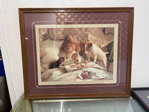 lot 5654 image: praying girl picture