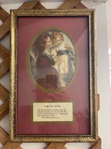 lot 5659 image: vintage mother and daughter picture