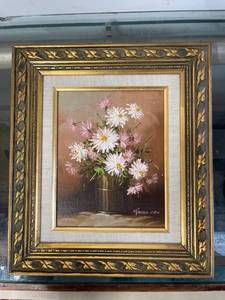 lot 5679 image: flower painting Robert cox