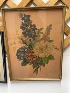 lot 5695 image: vintage flower picture