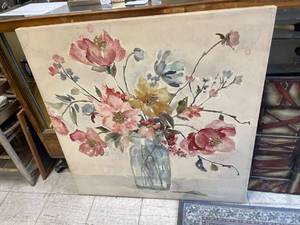 lot 5699 image: large flower painting
