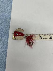 lot 4213 image: wood & leather lure