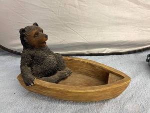 lot 4258 image: bear in a boat