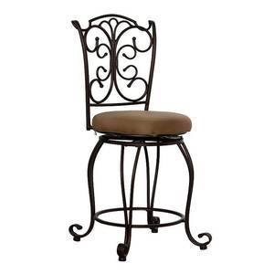 lot 58260 image: Linon Gather Bar Stool, Light Brown