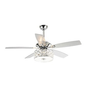 lot 58270 image: Parrot Uncle Indoor Chandelier Ceiling Fan with Remote  (52)