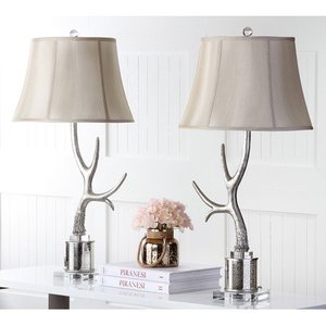 lot 58288 image: Safavieh Adele Antler Table Lamp, Silver  (16)