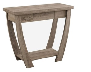 lot 58258 image: Furniture of America Koepke Modern Console Table, Light Oak  (Retails $284)