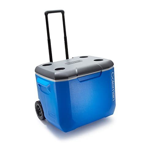 lot 25427 image: Coleman 60 Quart Performance Wheeled Cooler