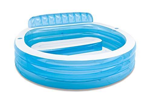 lot 33363 image: Intex Swim Center� Inflatable Family Lounge Pool, 90 X 86 X 31, for Ages 3