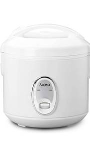 lot 25468 image: Aroma Housewares 8-Cup (Cooked) (4-Cup UNCOOKED) Cool Touch Rice Cooker (ARC-914S)