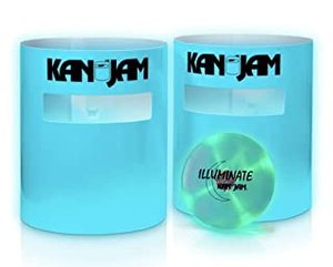 lot 35444 image: Kan Jam Illuminate Disc Toss Game, 13 Colors, for Backyard, Beach, Park, Tailgates, Day or Night (B01FSY5DKO)