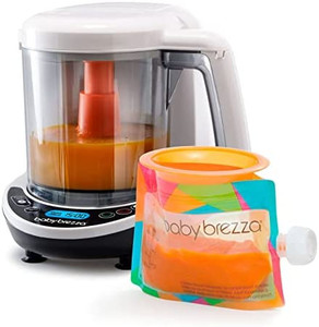 lot 35451 image: Baby Brezza One Step Baby Food Maker Deluxe � Cooker and Blender in One to Steam and Puree Baby Food