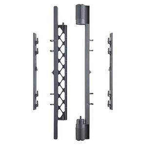 lot 35481 image: Toddleroo by North States Superyard Wall Mount Kit, Made in USA Compatible with Superyard Classic, Colorplay, or IndoorOutdoor 6 Panel Play Yard. Hardware kit to create extra wide barrier. (Gray)
