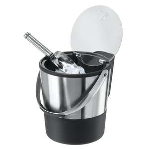 lot 45380 image: Oggi Ice Bucket with Flip Top and Ice Scoop