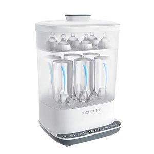 lot 45357 image: Baby Bottle Sterilizer, Electric Steam Sterilizer and Dryer, 6-in-1 Bottle Sanitizer for Baby Items & Breast Pump Accessories