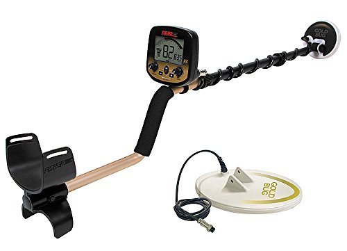 lot 31552 image: Fisher Labs GOLDBUG Pro Coil Combo Gold Metal Detector with 5 Inch Waterproof Search Coil, Lightweight, Ergonomic Design, Precise, Easy to Use, Black