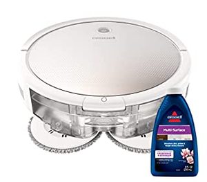 lot 10531 image: BISSELL SpinWave Robot Pet, 2-in-1 Wet Mop and Dry Robot Vacuum, WiFi Connected with Structured Navigation, 3347 (B09JW2RS8Z)