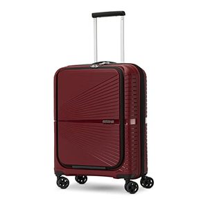lot 10567 image: American Tourister Airconic Hardside Expandable Luggage with Spinner Wheels, Garnet Red, Carry-On 20-Inch