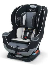 lot 20190 image: Graco Extend2Fit Convertible Car Seat, Ride Rear Facing Longer with Extend2Fit, Gotham