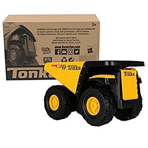 lot 20196 image: Tonka - Steel Classics Toughest Mighty Dump Truck, Frustration-Free Packaging (FFP) (B07ZS7DRK9)