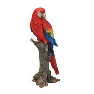 lot 40003 image: Hi-Line Gift Resin Animals Parrot Sculpture