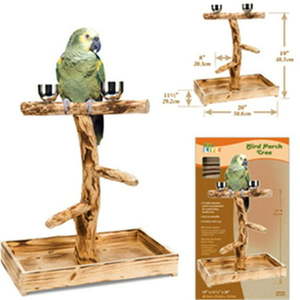 lot 40995 image: Penn-Plax Bird-Life Natural Wood Tree Perch � Large � 19� Height