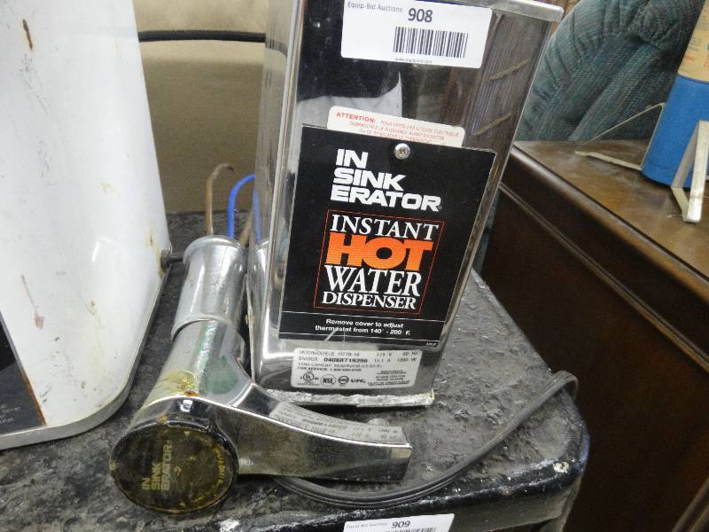 lot 908 image: Insinkerator Hot Water Dispenser.