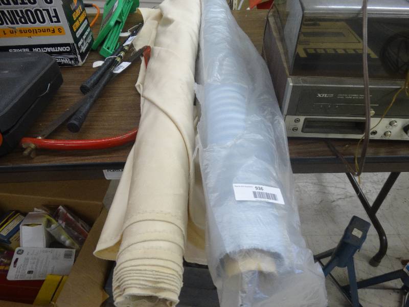 lot 936 image: 2 Rolls Of Fabric.