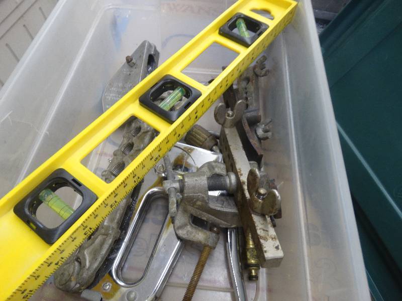 lot 953 image: Tote Of Misc Tools & Parts.