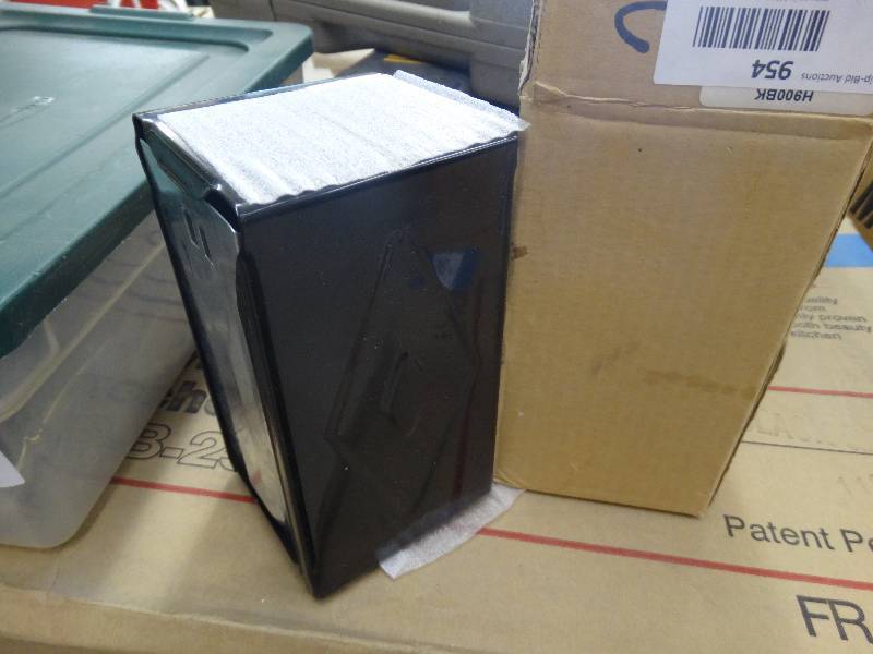 lot 954 image: Black Napkin Holder.
