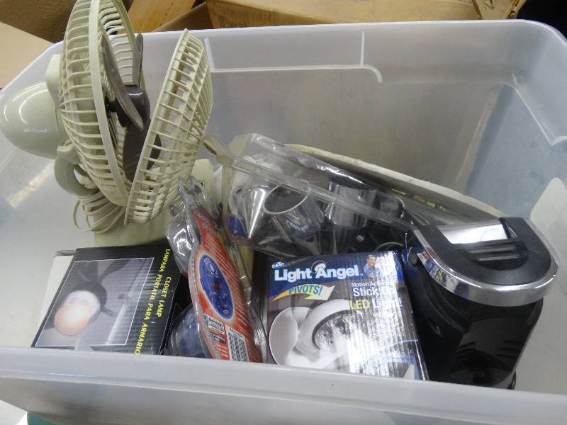 lot 997 image: Desk Fan, Can Opener, & Misc.