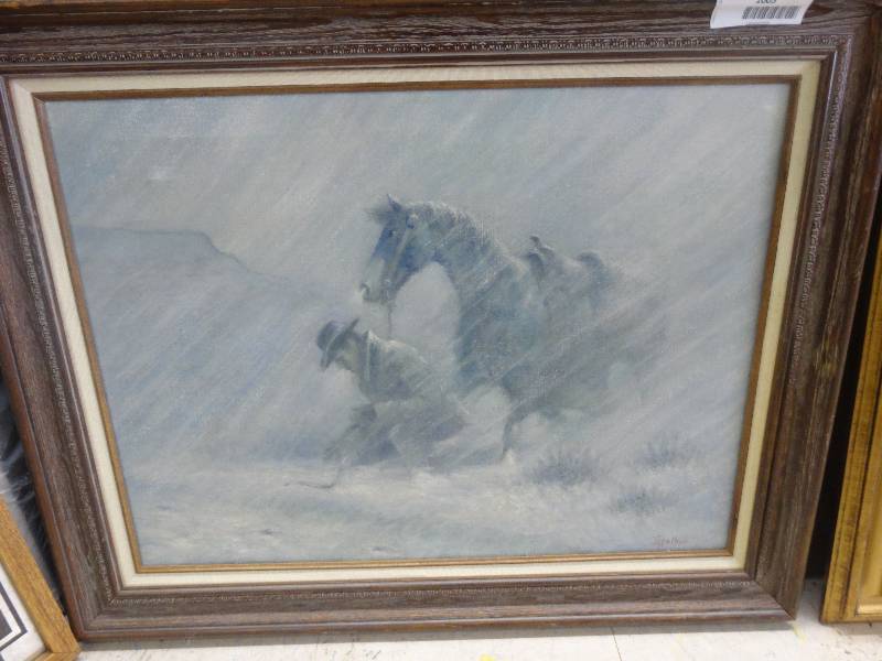 lot 1005 image: Framed Wall Art.