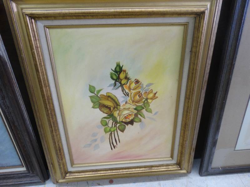 lot 1006 image: Framed Wall Art.
