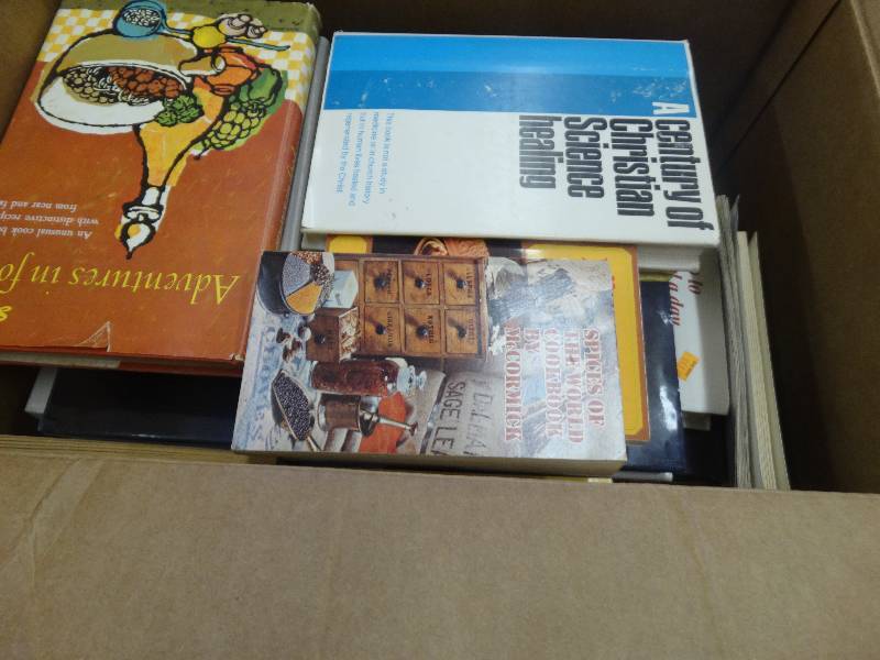 lot 1094 image: Box Full Of Various Books.