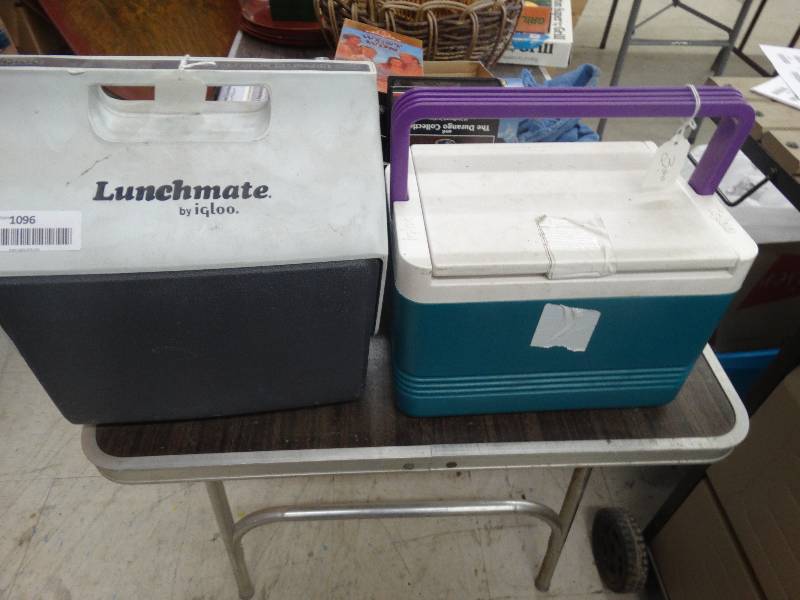 lot 1096 image: 2 Small Ig 100 Coolers.