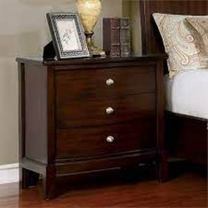 lot 29619 image: furniture of America nightstand brown
