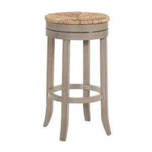 lot 29666 image: Carolina co Weathered grey stool 1only