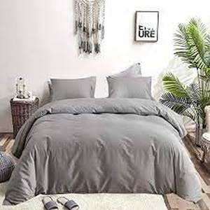 lot 29684 image: grey comforter queen king