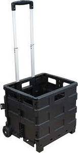 lot 29688 image: glad foldable rolling cart