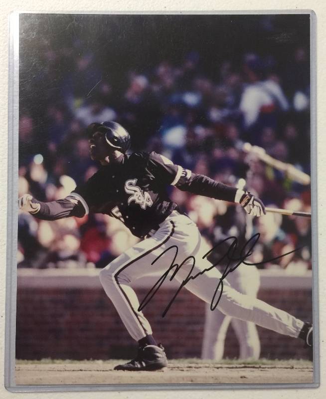 lot 1015 image: Signed Michael Jordan 8x10 Photograph while Playing Baseball Chicago White Sox